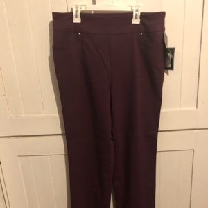 Counterparts plum color pull on pants